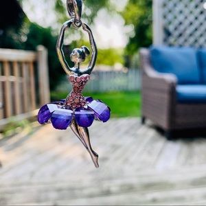 Purple Ballerina Necklace